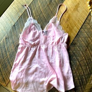 VS lace nightie in baby pink